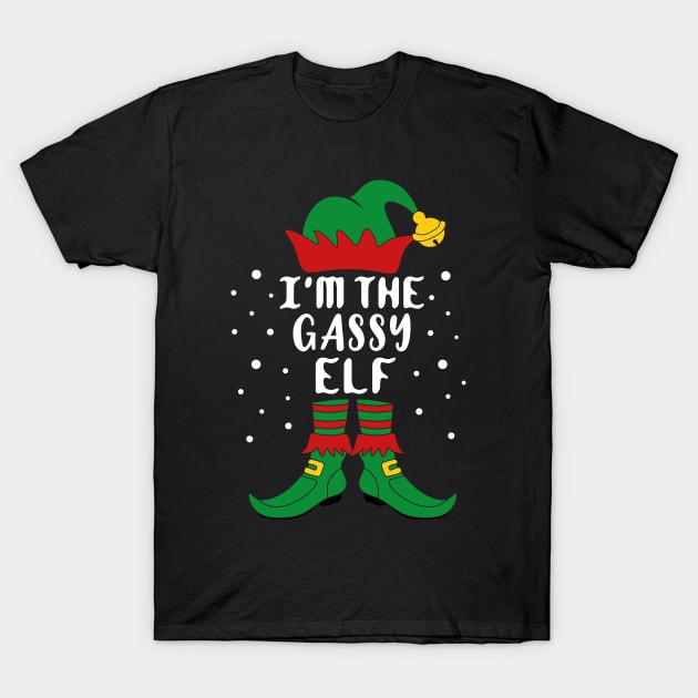 I'm The Gassy Elf Group Matching Family Christmas T-Shirt by creativeKh